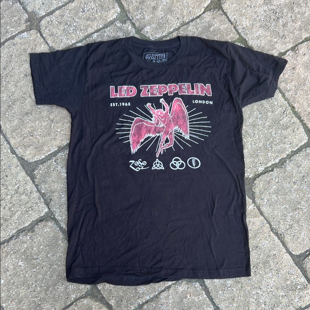 Black Graphic Led Zeppelin Tee